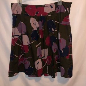 Women’s Cotton Skirt Brown & Purple sz 6